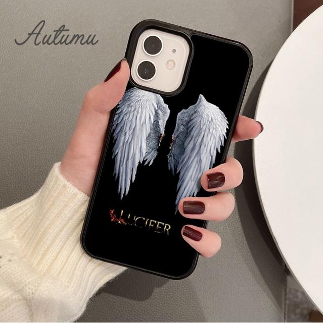 Lucifer TV Phone Case for iPhone 11 12 13 14 Pro Max Mini X XR XS SE 2020 5 6S 7 8 Plus Samsung Galaxy S21 S22 Cover Shell