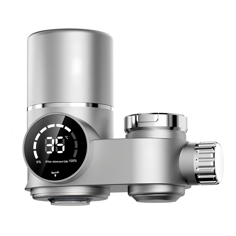 Smart Faucet Water Purifier - Removable Ceramic Filter for Pure Drinking Water, Anti-Scale Filtration System for Kitchen