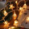 Solar LED String Lights: Outdoor Star Fairy Lights for Christmas, Holidays, Camping, Tents, and Decorative Awnings