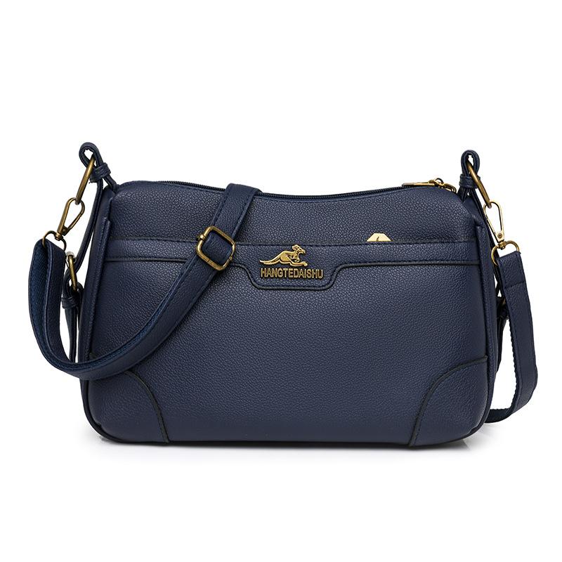 Jednobarevná taška přes rameno Dámská crossbody taška Taška pro středněvěkou matku