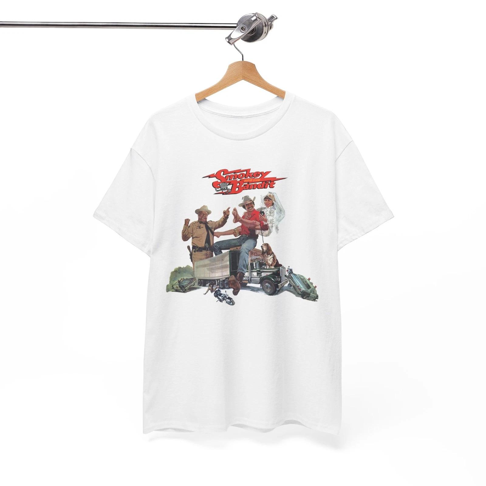Smokey And The Bandit T Shirt Comedy Film Movie Poster Retro Cool , Unisex shirt S