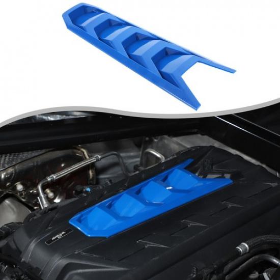 

Синяя ABS Центральная U-образная накладка на капот для Corvette C8 +