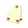 Electric Guitar Neck Plate with Screws 3 Holes Guitar Neck Joint Board Replacement Neckplate Electric Guitar Bass Parts