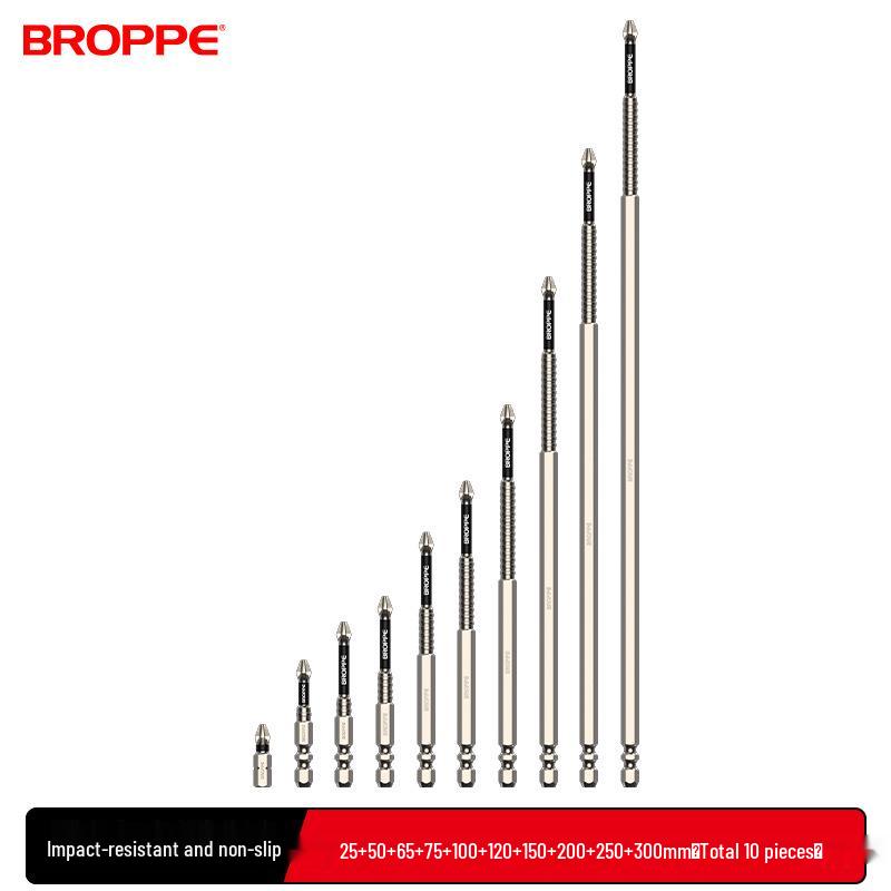Pulai Magnetic Impact-Resistant Phillips Screwdriver Bit Set