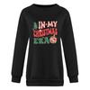 Damen T-Shirt Tops Locker, Modisch Und Lässig Weihnachts-Print Rundhals Langarm Sweatshirt