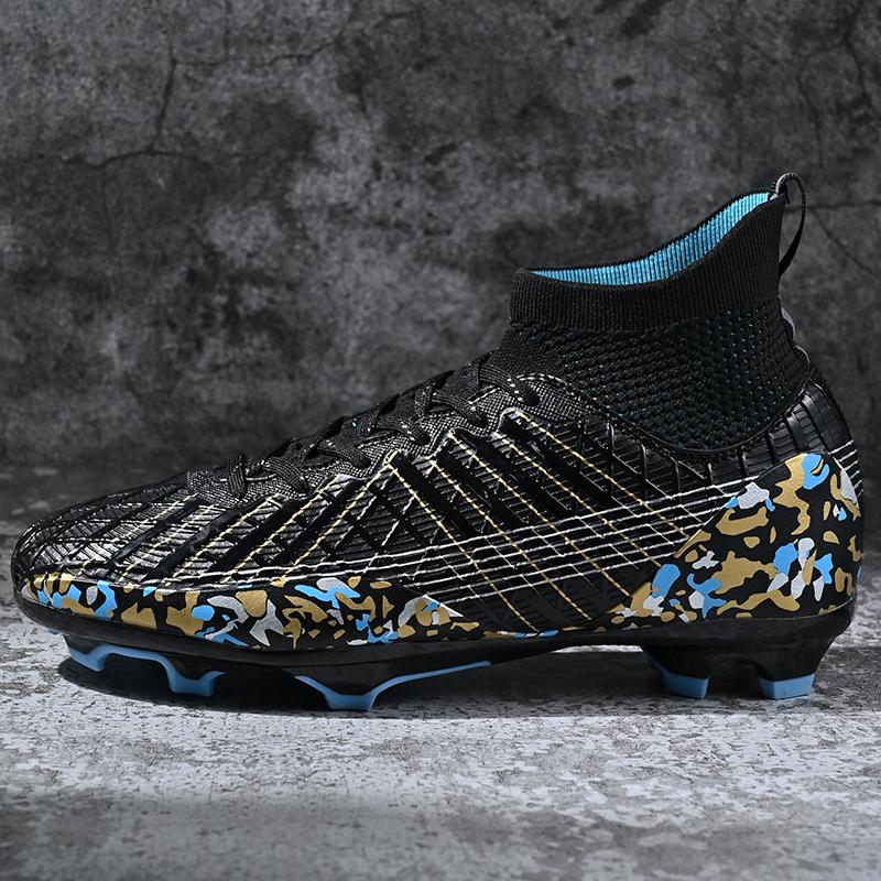 34-45unisex Football Shoes Large PVC Football Shoes Men's Training Special Children's Long Nails AG Children Game Training Football Shoes