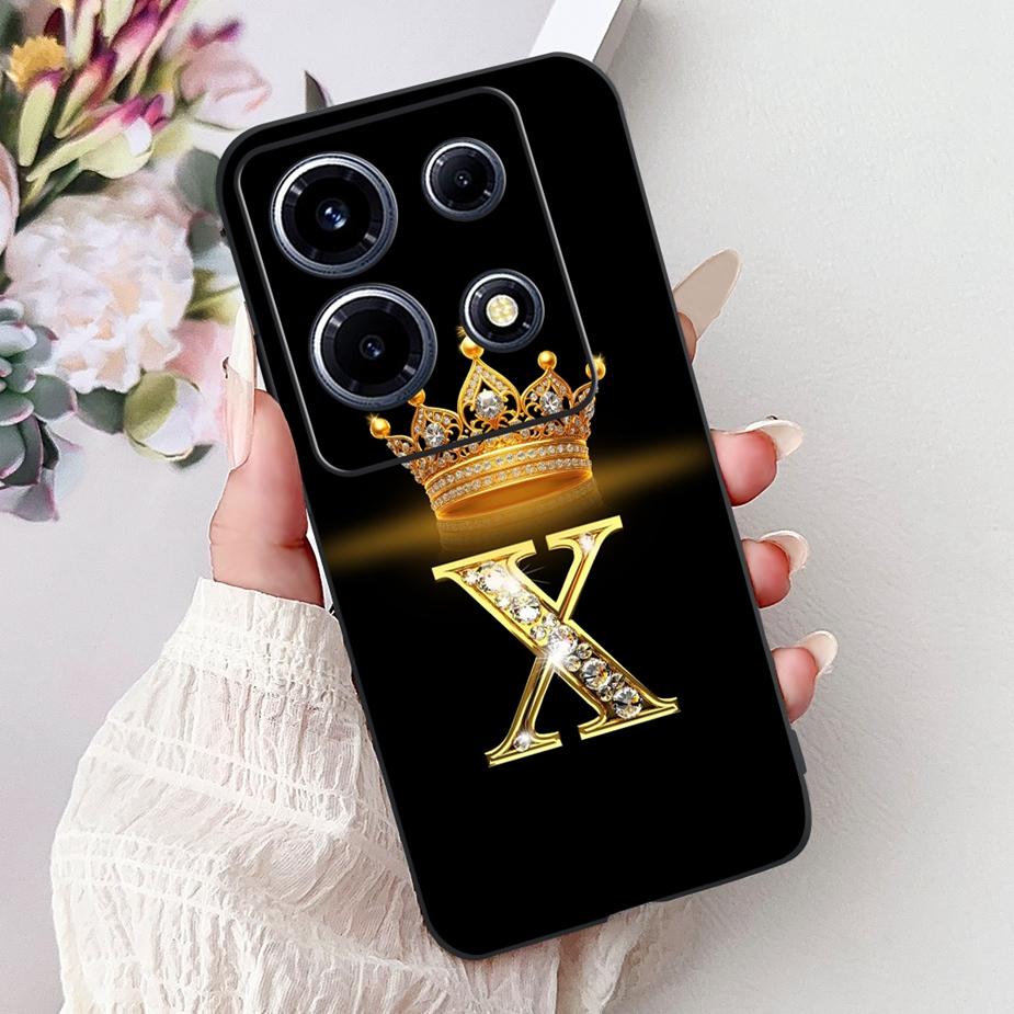 

Чехол для Infinix Note 30 Pro Note 30 VIP X6710 Новый Королевский с буквами Мягкий силиконовый чехол для Infinix Note 30i Note30 VIP Fundas Infinix Note 30 Pro