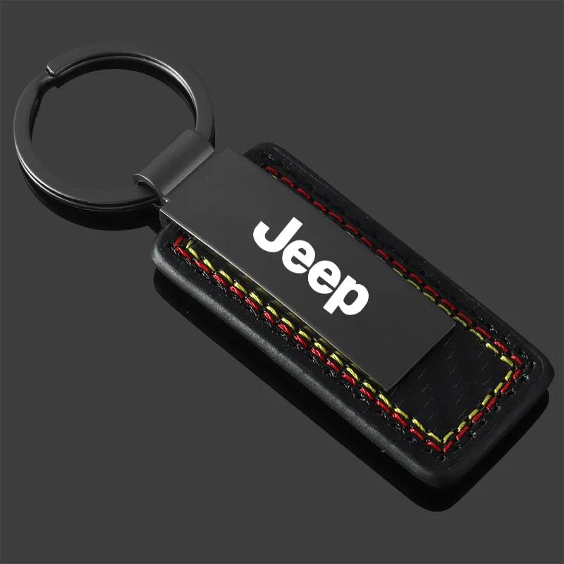 

Для автомобиля Jeep 3 цвета Новый Брелок Логотип Кольцо для ключей Цепочка Подвеска Для Jeep Renegade Wrangler JL JK Gladiator Grand Liberty Cherok