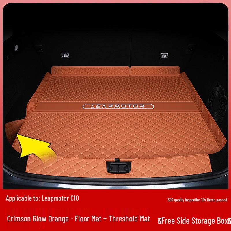 Leapmotor C10 2024 Trunk Mat - Full Coverage Tail Box Car Interior Accessory Pure Electric Version