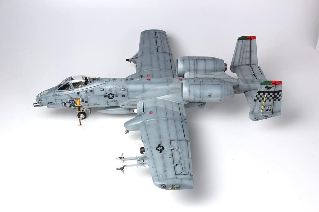 Platz/Italeri 1/48 Scale Aircraft Series U.S. Air Force Attack Aircraft A-10C Thunderbolt II Osan AFB Plastic Model Kit TPA-3