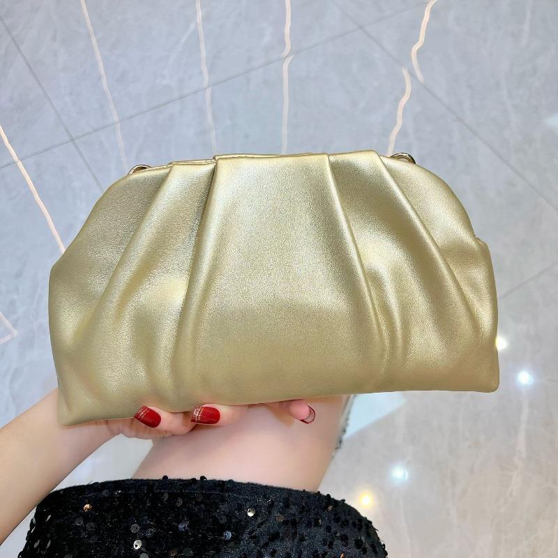 Hand-held Bag, Evening Bag, Fashionable Pleated Bag, High-end Crossbody Bag, Little Bag