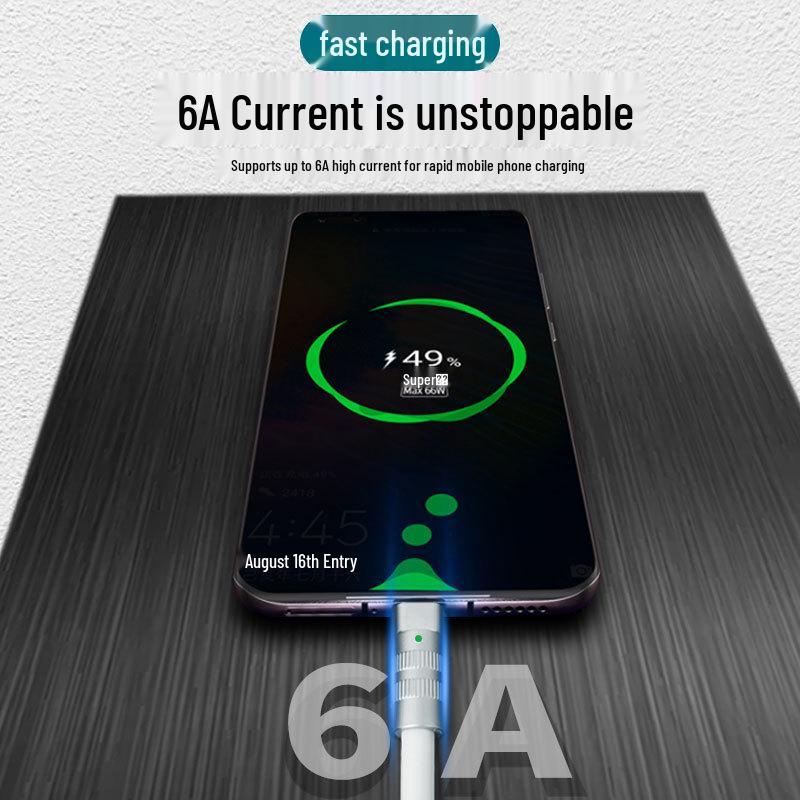 120W Zinc Alloy Fast Charging Cable for iPhone 13 and Huawei