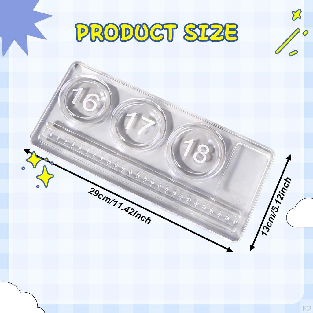 Beading Board for Jewelry Making Bracelet Sizer Easy to Use Gift Enthusiasts Handmade Practical