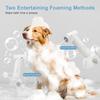 Pet Electric Foaming Dog Shampoo Dispenser with Brush for Dogs Bathing, Soft Brush, Massaging and Grooming, Bubble/Spray Mode, Rechargeable Dog Foam