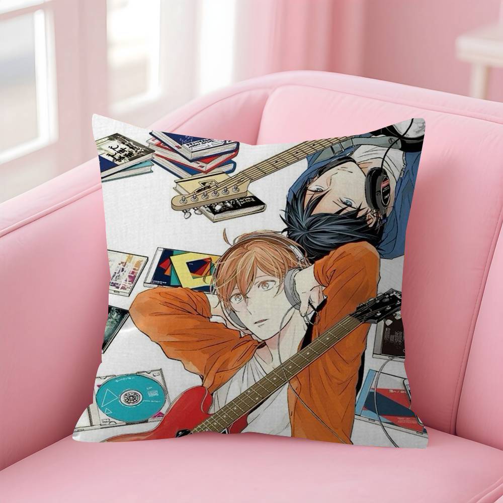 Given Manga Vai Receber Anime Cushion Cover Pillowcase Upholstery Sofa Throw Pillow Home Decor Pillowcas