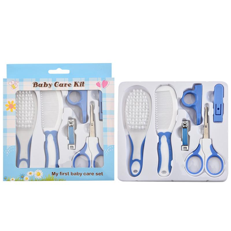 Baby-Pflege-Werkzeug-Set Säuglings-Nagelknipser Kinder Hygiene-Pflege Thermometer Schere Nagelfeile Neugeborenes Baby Maniküre-Set Pflege-Set