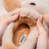 Cute Puppy Cotton Slippers 2025 New Indoor Home Home Non-slip Warm Cotton Mop Slippers Winter