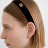 Halden Flat Velvet Hairband (H017_brown)