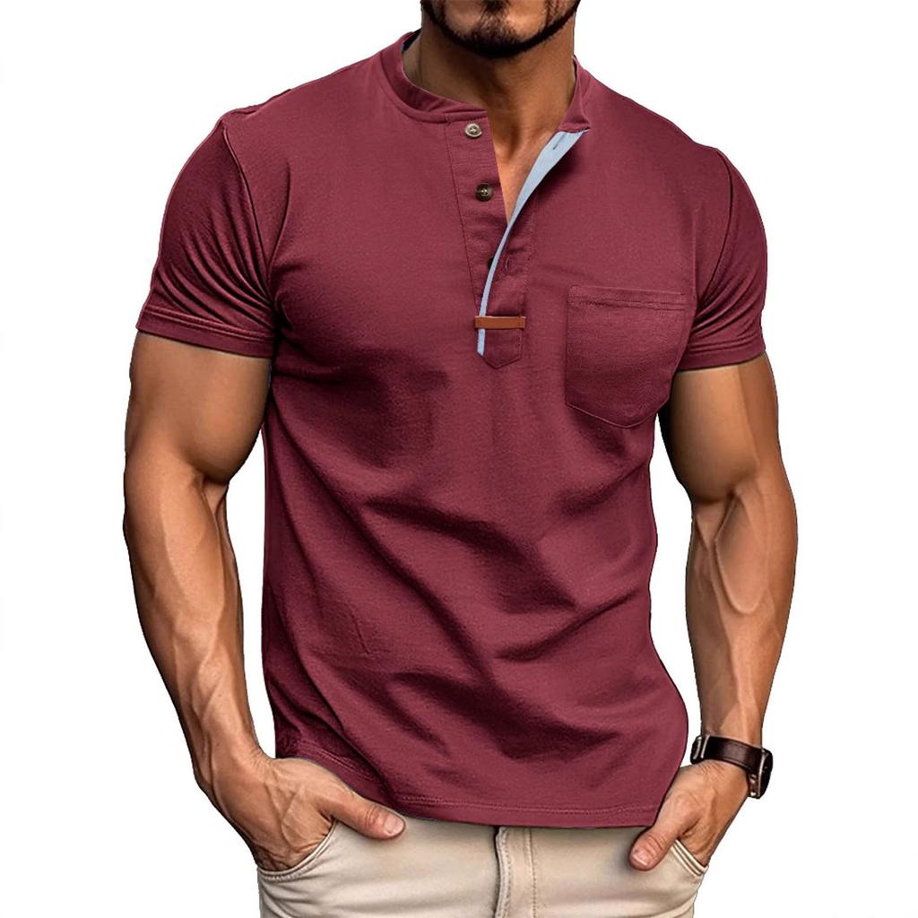 Men's Relaxed,Fit Casual Button,Down Short,Sleeve Shirt