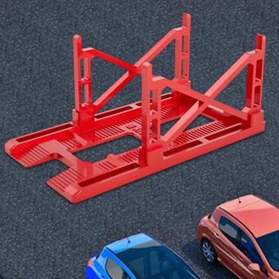 1/64 Diorama Vehicle Display Stand Miniature Parking Lot Ornament Resin Tiny Simulation for Fairy