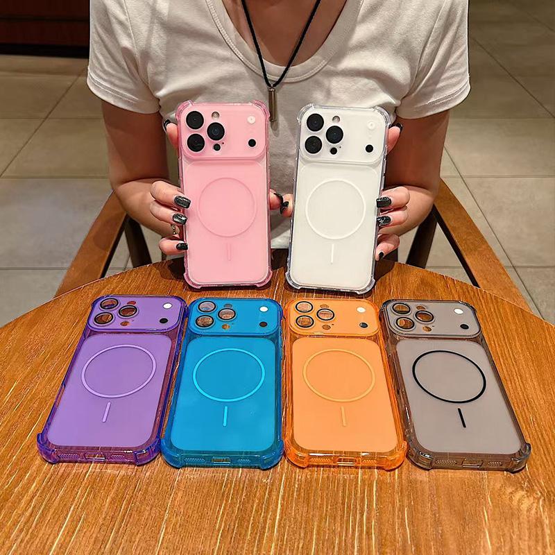 Comes with Lens Film Phone Case for IPhone 17 16 15 Pro Max 14 13 12 Transparent Shockproof Back Cover