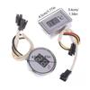 Round/Square Temperature Digital Display Meter Household Natural Gas Water Heater Liquefied Replacement Accessories