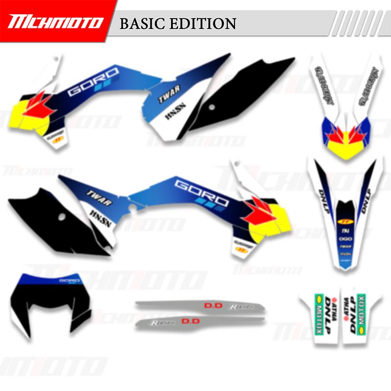 MCHMFG For KTM SX SXF XC XCF 2013 2014 2015 EXC XCW 2014 2015 2016 Motorcycle Graphics Decals Stickers Kits  Number Name