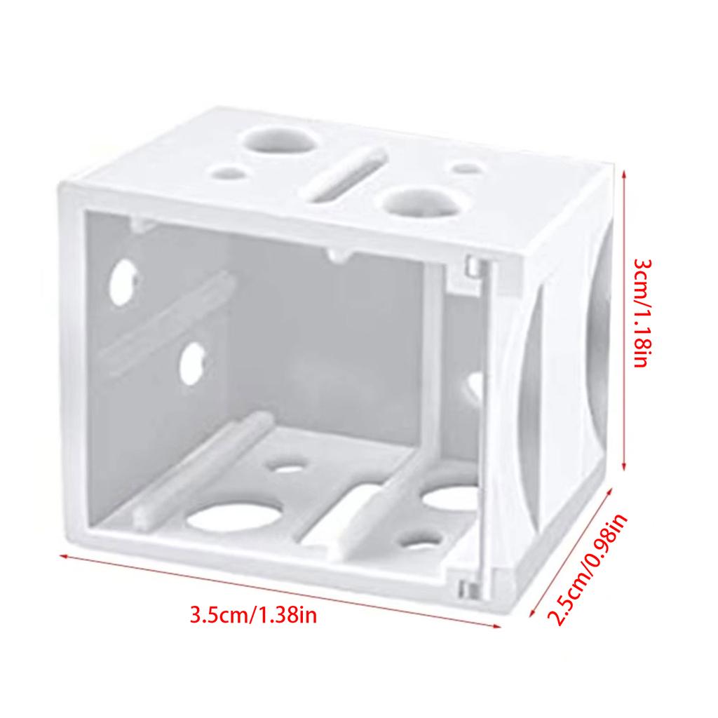 Set of 6 White Blind Brackets Window Blinds Headrail Track End Holder Mounting Brackets for Wood Blinds Installation