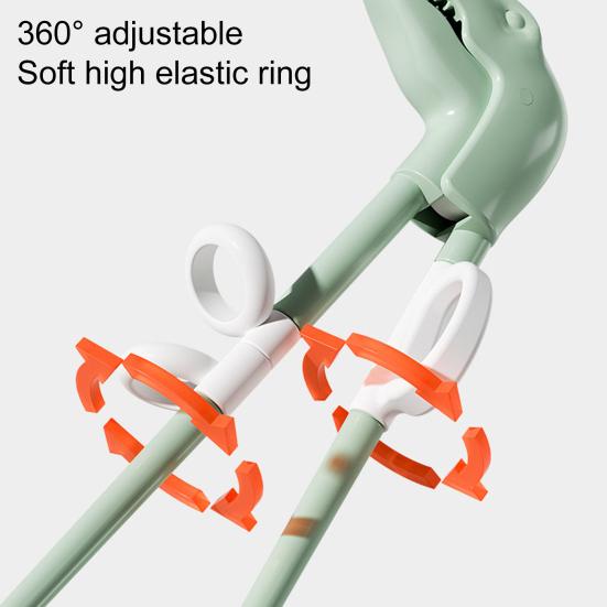 Dinosaur Design Tréninkové hůlky Jagged Head TPR Zdravé a bezpečné tréninkové hůlky Pomocníci