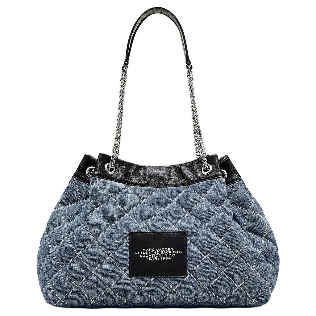Marc Jacobs The Large Chain Sack Bag Light Wash Women Shoulder_bags Blue 2P5HSH033H03-416