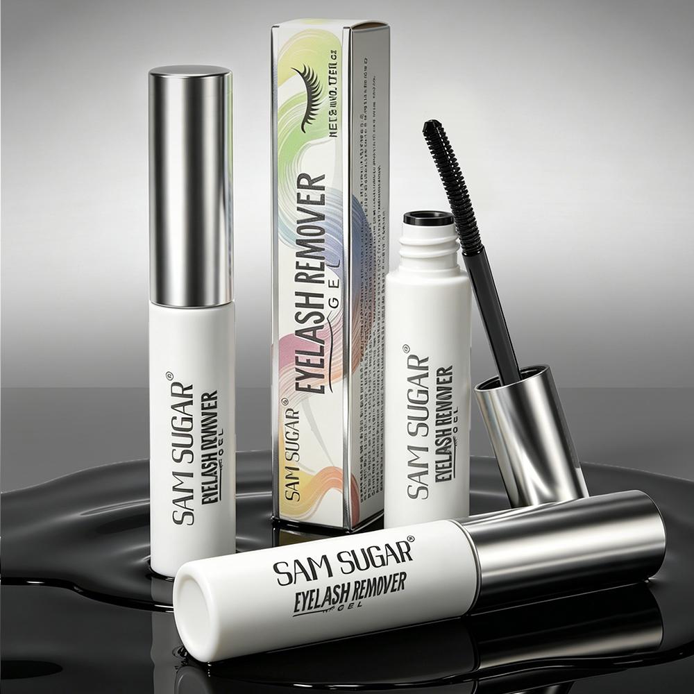 Escova Espiral Gel Removedor de Extensão de Cílios Não Irritante Sem Álcool Dissolve Rapidamente Cola de Cílios Removedor de Maquiagem para Olhos Suave para Cílios Postiços