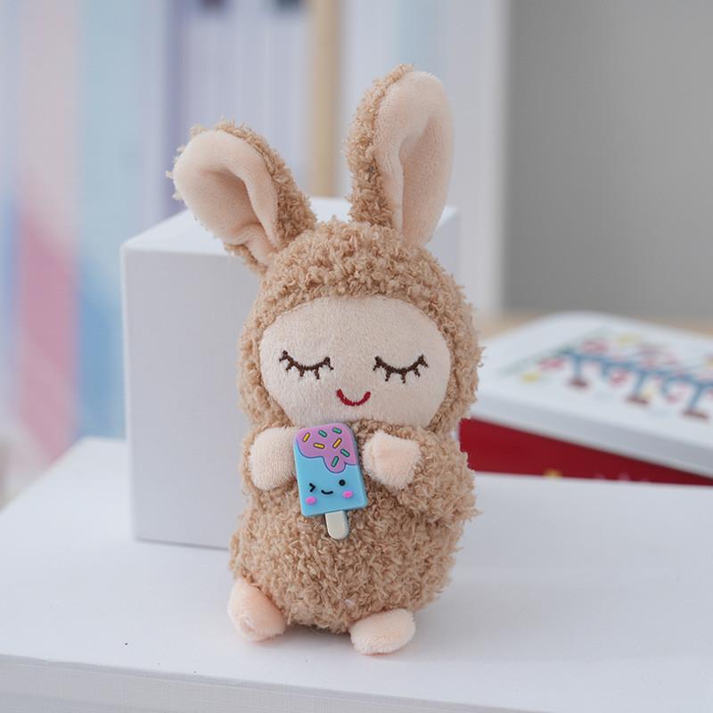 Adorable Plush Bunny Keychain Soft Stuffed Animal Toy For Weddings And Gifts