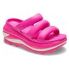 Crocs Mega Crush Triple Strap Pink Sandal 209842 6tw