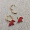 Unique Horse Pendant Earrings Fashion Earrings Ear Jewelry Alloy Texture Suitable for Casual and Formal Occasions