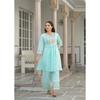 Indian Pakistani Cotton Top Kurti Pant Set Women's Party Wear Kurta Cord Set