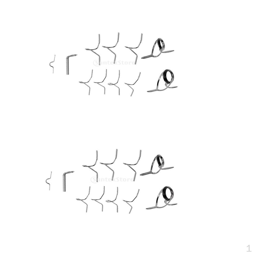 

22 piece Fly Rod Guide Set Building Wrapping 9FT 4-6WT Hard Snake