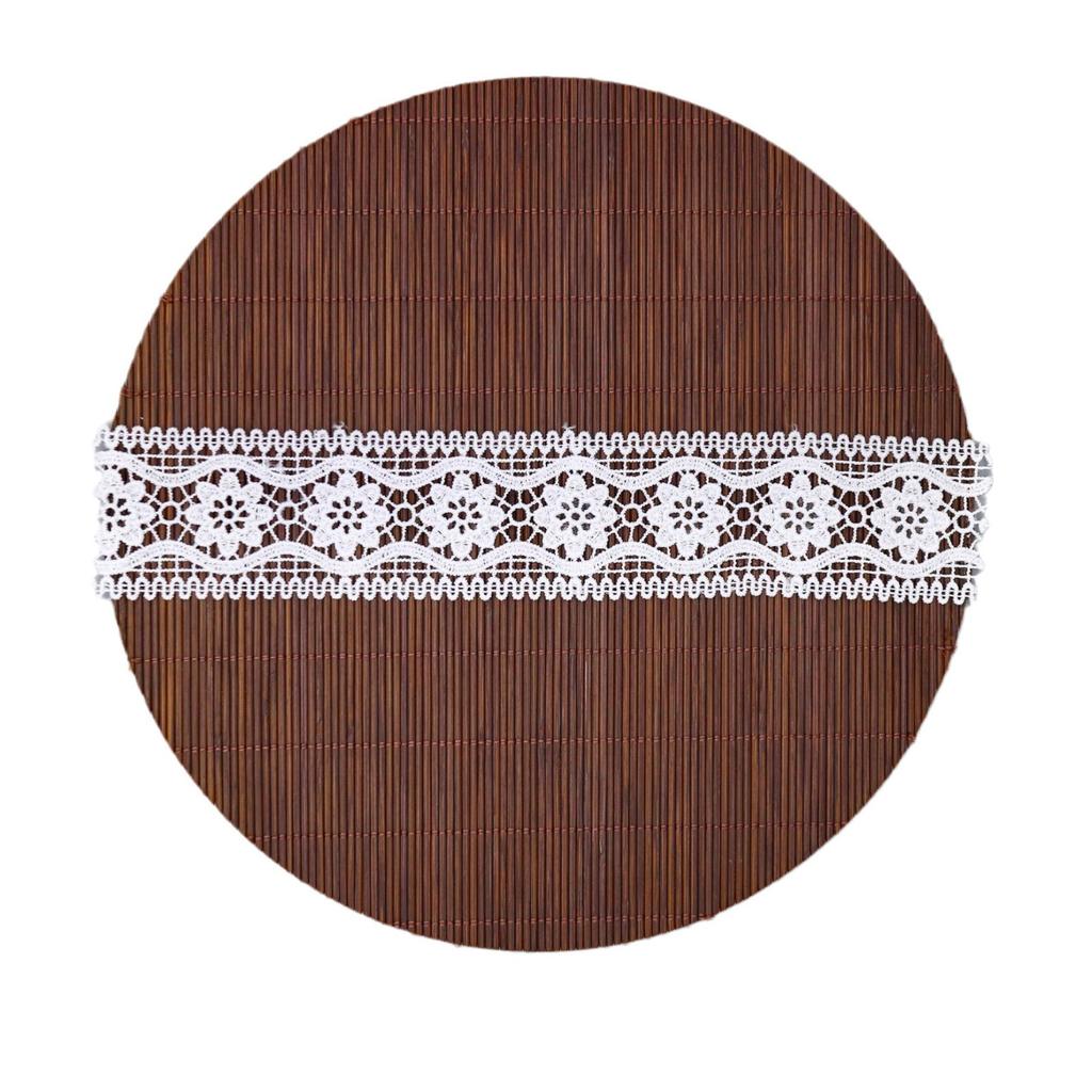 Water Soluble Fine Thread Milk Silk Lace, Milk Silk Embroidered Lace, Clothing Headgear Lace Accessories