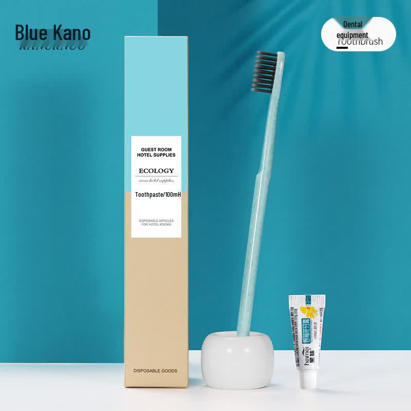 RANCRNUO Disposable Toothbrush & Toothpaste Set (100-Pack) Disposable Toiletries
