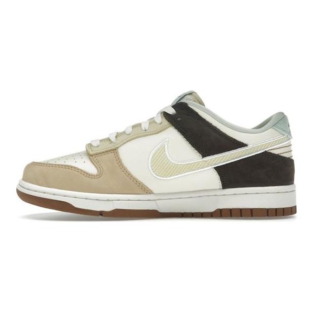 Nike Dunk Low GS Pack Notes de Passage Chaussures pour Enfants Crème Lait de Coco Voile HQ3474-171