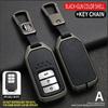 Zinc Alloy TPU Car Key Fob Case Cover For Honda Civic Accord CR-V HR-V Fit Pilot