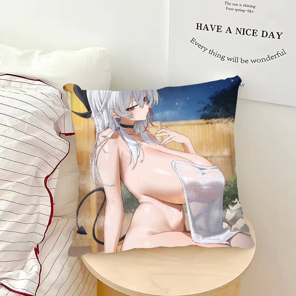 Pretty Hot Girl Zani Wuthering Waves Pillow Case Cushion Cover Throw Pillow Covers For Couch Camping Pillow Cover Decorations