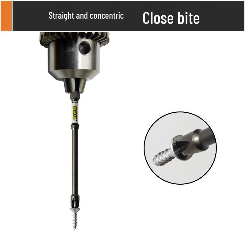 Nunchucks D2 Series Magnetic Alloy Steel Phillips Drill Bit - High Hardness & Impact Resistant