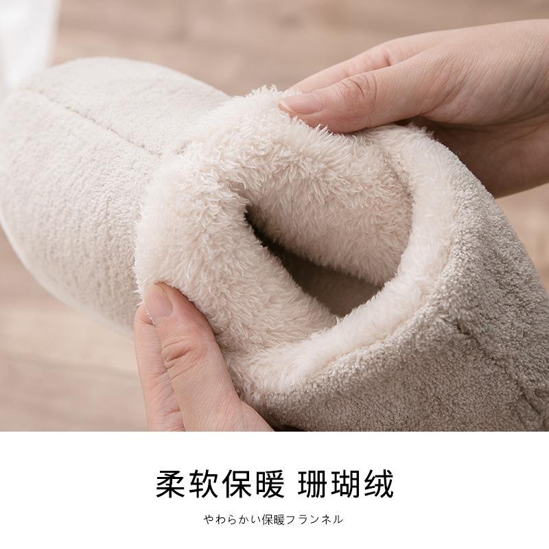 New warm encrypted coral fleece non-slip snow boots women's new winter cotton boots