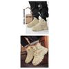 Martin Boots for Men, Work Short Boots, Outdoor Sports High-top Men's Shoes for Northeast Regions, Hiking Fleece-lined Snow Boots.