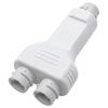 IP68 Waterproof RJ45 Coupler Splitters for Networks Expansion POE Splitters Supports IEEE802.3af/at Up To 30W Input
