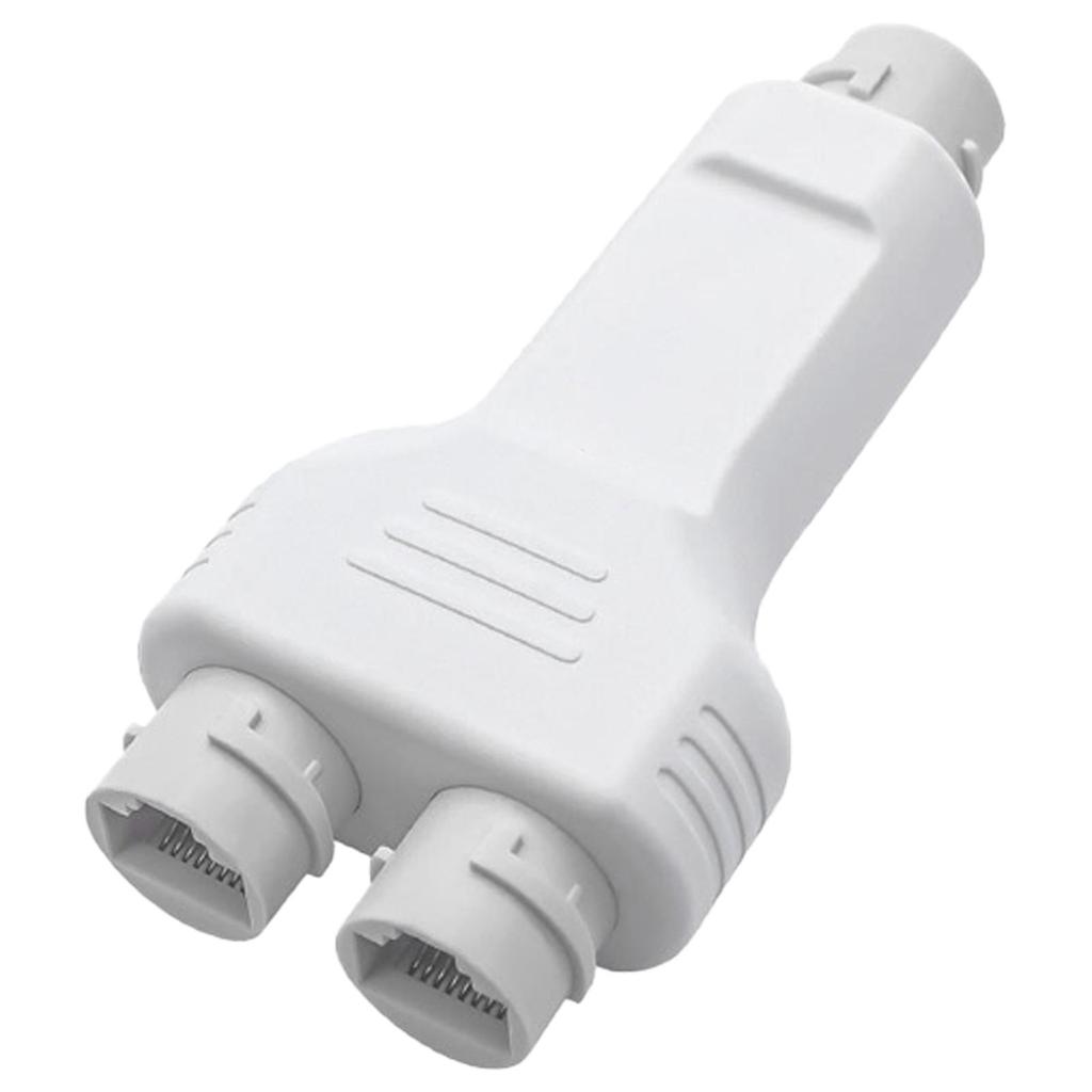 IP68 Waterproof RJ45 Coupler Splitters for Networks Expansion POE Splitters Supports IEEE802.3af/at Up To 30W Input