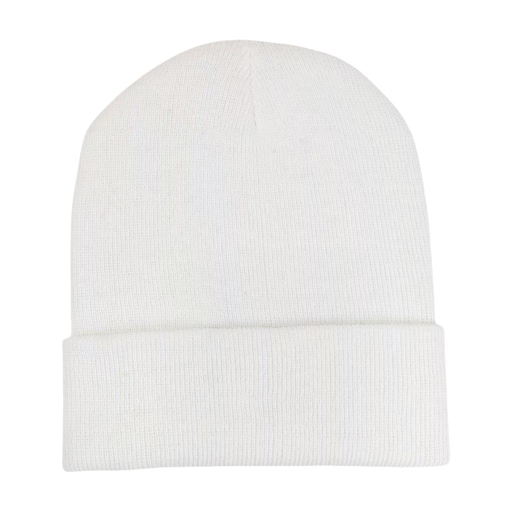 Custom Plain Knit Beanie Soft Winter Hat with 58 Colors Ready Stock Embroidery Logo