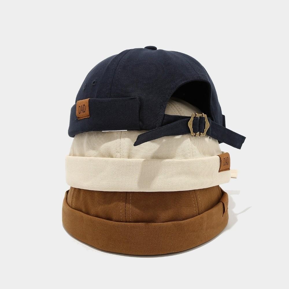 Brimless Melon Skin Hat Hip Hop Beanie Hat Casual Sun Hat Spring and Summer
