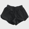 Shorts d'été amples en soie glacée pour femme, jambe large, élastiques