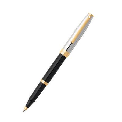 Sheaffer Sagaris Black/Chrome/Gold Trim Pen (Rollerball)